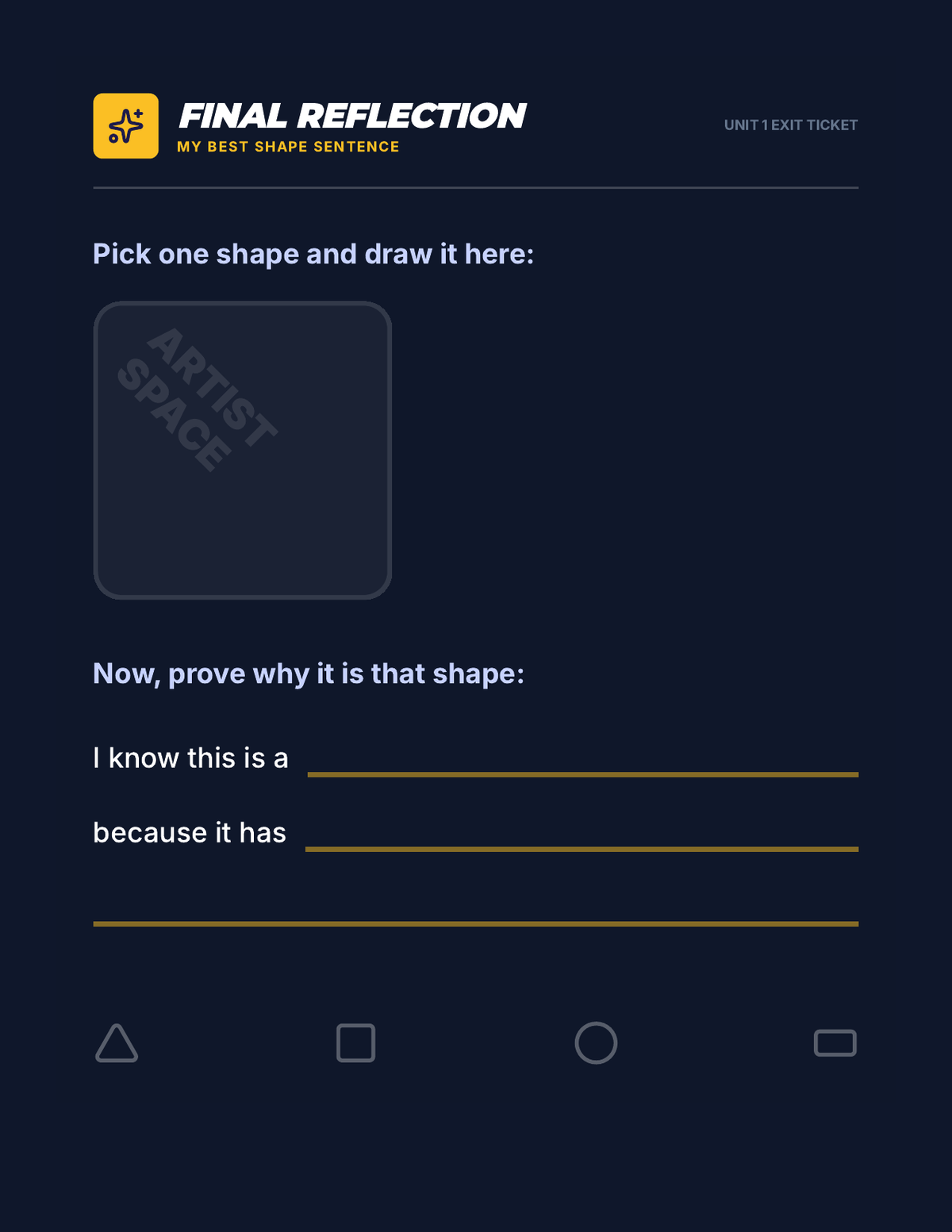 My Best Shape Sentence page 1