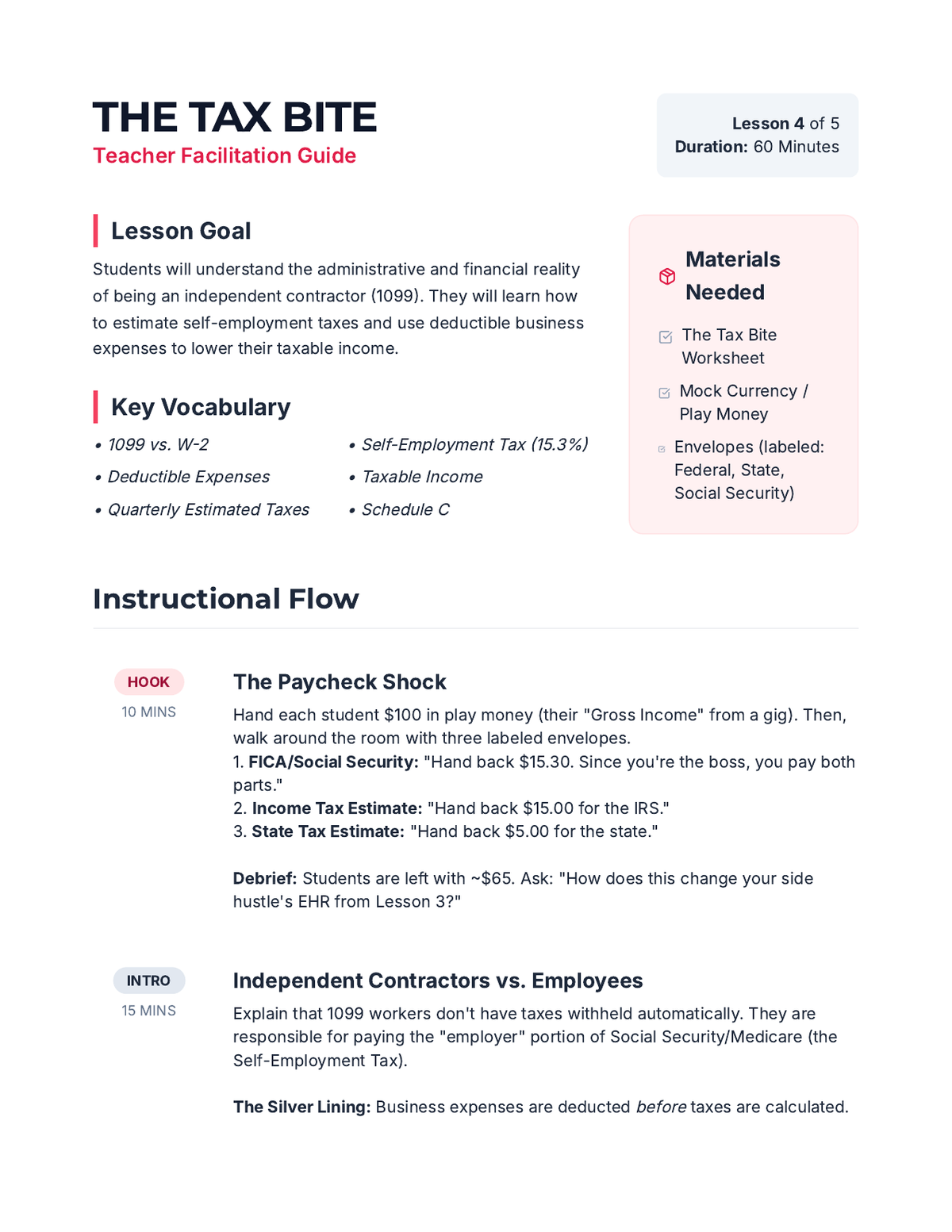 Tax Bite Teacher Guide page 1