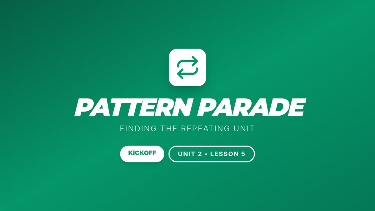Find the Repeating Unit Slides