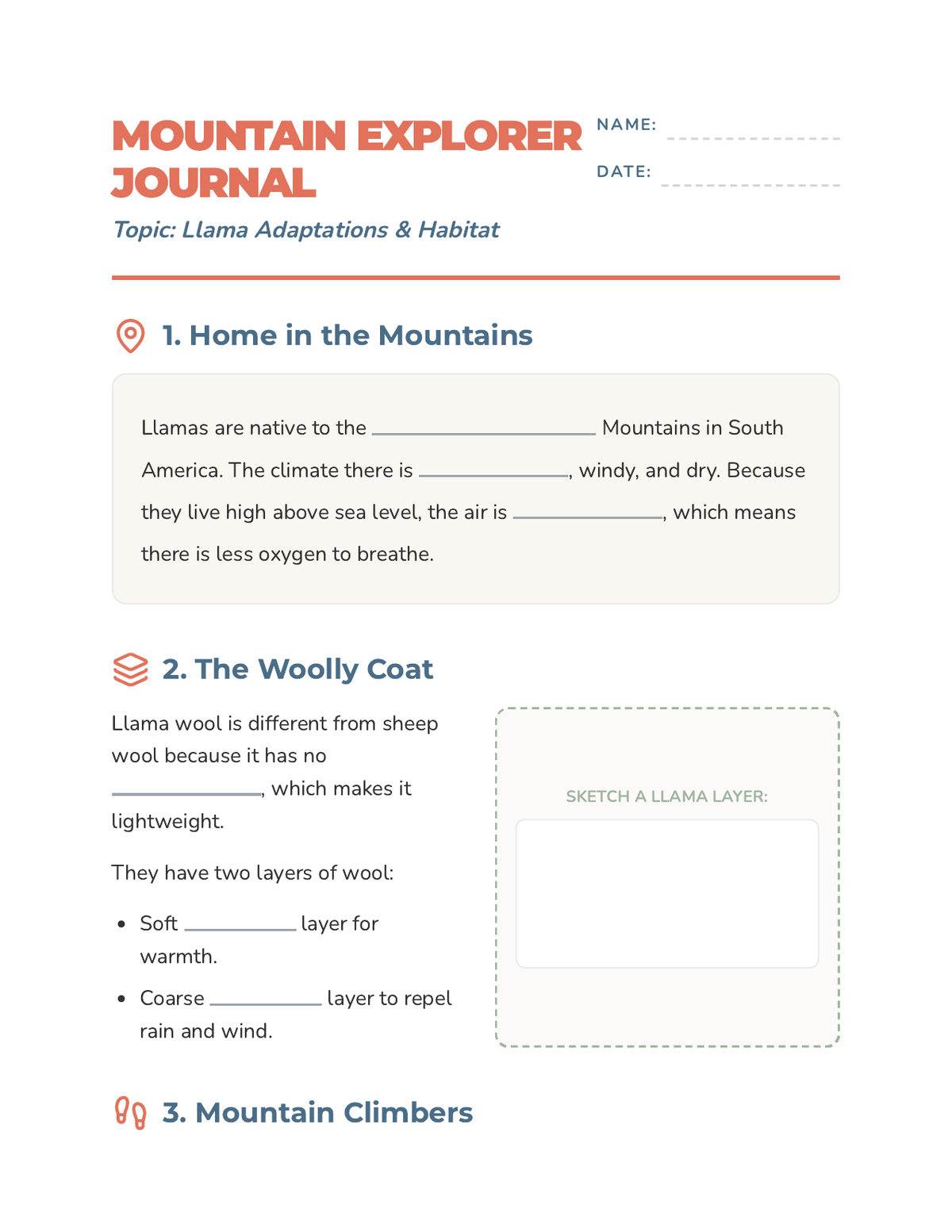 Llama Discovery Notes page 1